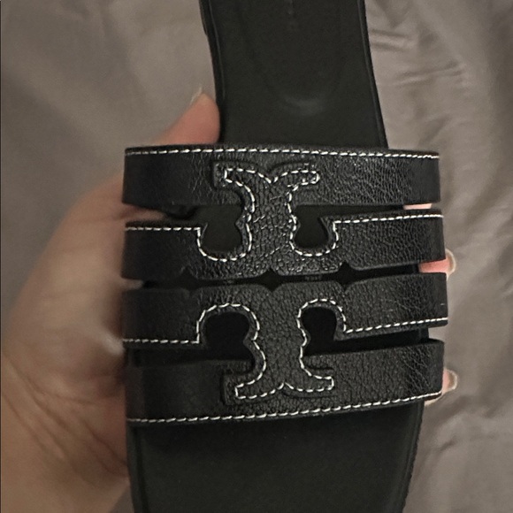 Tory Burch: Ines Cage Slide - Black (Sz 6) - Picture 7 of 9